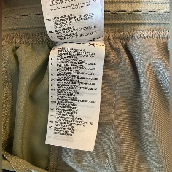Men’s Adidias TRAIN ESSENTIALS MADE TO BE REMADE TRAINING SHORTS size L 7” green - Picture 9 of 11